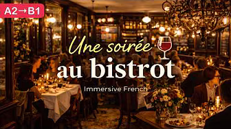 going to the restaurant in France